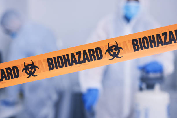 Professional Blood Cleanup technician working in Edgerton, OH